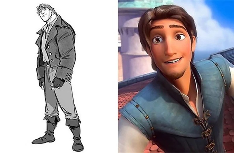 Зарисовки персонажей Disney
